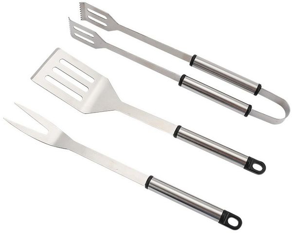 Master Grill & Party Grillbesteck-Set MG115, (3 tlg), Master Grillbesteck Zubehör Set