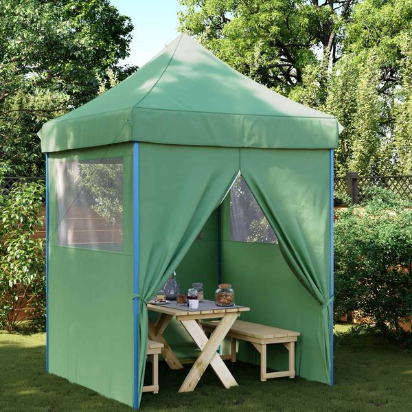 vidaXL Party-Zelt Grün 200 x 200 x 306 cm Oxford-Stoff 42023534