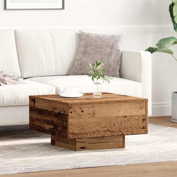 vidaXL Couchtisch Altholz 55 x 55 x 31 cm 862991