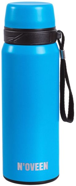NOVEEN Matte Edelstahl Thermoskanne | 700 ml, Blau
