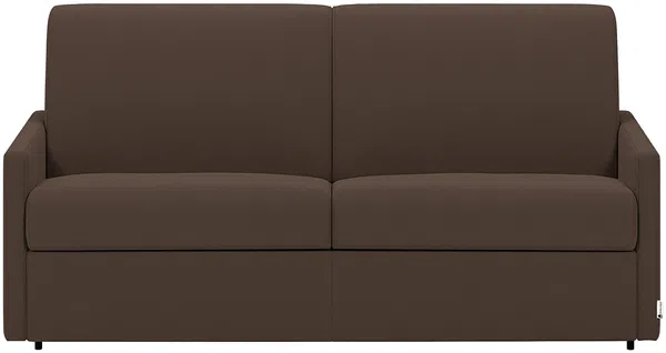 Schlafsofa 4-Sitzer CALIFE - Stoff - Braun - Liegefläche: 160 cm - Matratzenhöhe: 18 cm Bild 2