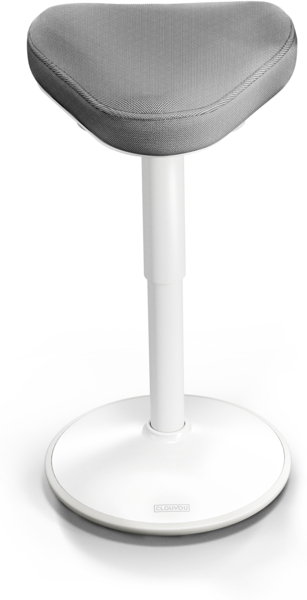 CLOUVOU Nexus, ergonomischer Sitzhocker, stufenlos höhenverstellbar, Anti-Rutsch-Standfuß, Anthrazit