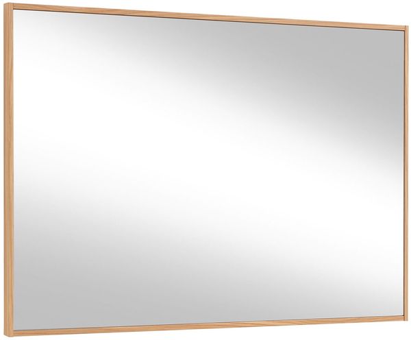 Spiegel MONDO Castino, Holzwerkstoff, Holzfarben, Verspiegelt, 99 x 75 x 4 cm