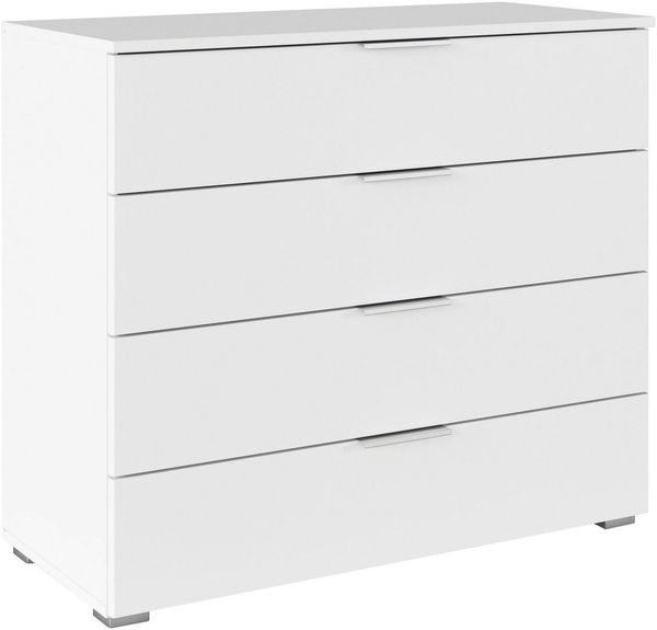 OTTO home Schubkastenkommode Sideboard Schubladenkommode AGORDO mit Dekor- oder Hochglanzfront (in zwei Griff-Farben, Breite 80 cm), vier große und geräumige Schubladen mit viel Stauraum MADE IN GERMANY