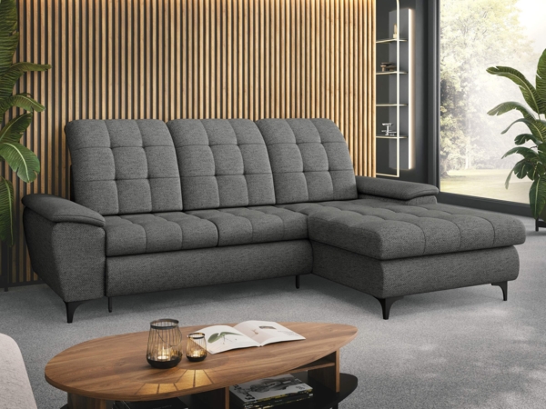 Ecksofa Canolti (Farbe: Neve 90, Seite: Rechts)