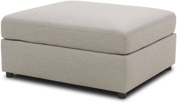 Gartenlounge Hocker Bozhana 96x44x78 mit Outdoorbezug in silber