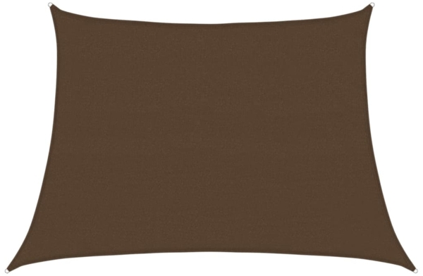 vidaXL Sonnensegel 160 g/m² Braun 4/5x3 m HDPE 311820