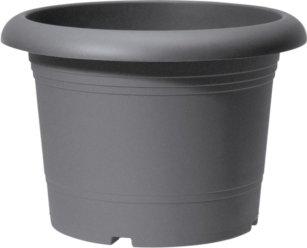 Scheurich Pflanzgefäß Oliver Ø 45 x 45 cm metallic grau