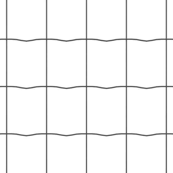 vidaXL Euro-Zaun mit Spitzen 10 x 1 m PVC-beschichteter Stahl Grau 3350704 Bild 10