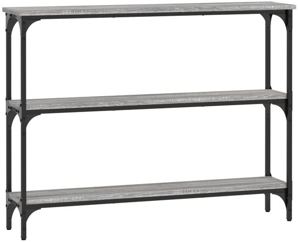 Konsolentisch, Beistelltisch, Konsole Grau Sonoma 100x22,5x75 cm Holzwerkstoff