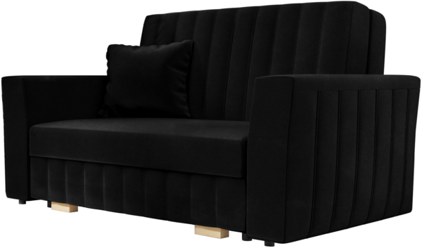 Mirjan24 'Viva Glam II' Schlafsofa, Schwarz, 85 x 98 x 145 cm