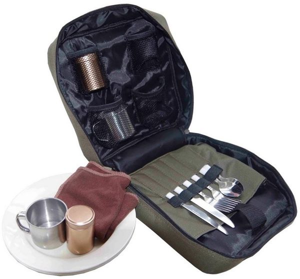 MK Angelsport Angelliegen-Schutzhülle MK Camping Picknick Foodbag Set 2 Personen