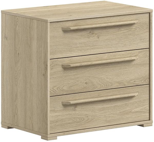 VIPACK 'Sam' Kommode, Spanplatte Eiche, Melamin Dekor Natur, 67,7 x 61,5 x 43 cm