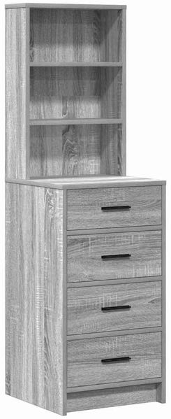 vidaXL Schminktisch Hellgrau 78,5 x 41 x 135 cm Holzwerkstoff 3334196 Bild 6