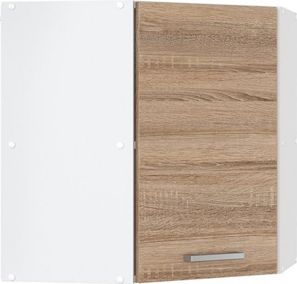 Hängeschrank R-Line Sonoma 57 cm Eckhängeschrank mit Tür Vicco