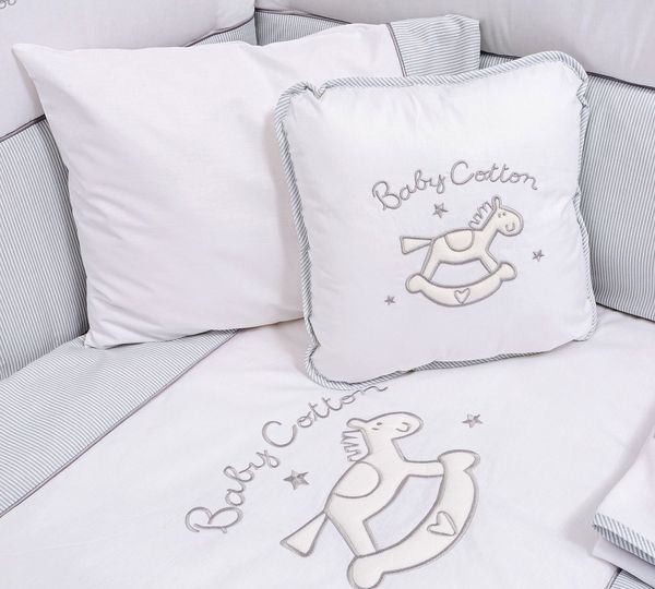 Möbel-Zeit Babybettwäsche Bettwäsche-Set BABY COTTON, 70x110 cm, 4 teilig