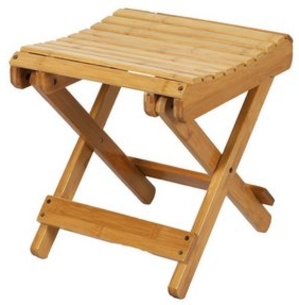 Urban Living Sitzhocker Bambus Klapphocker Klappstuhl Klapp-Sitz klappbarer Stuhl Bild 6