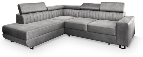 Masseno Ecksofa NOLA mit Schlaffunktion L-Form, Sofa mit Bettkasten Bild 4