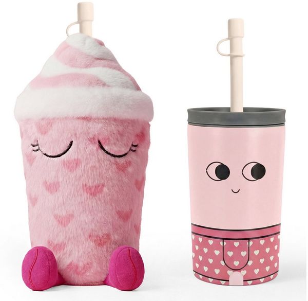 ASOBU Trinkflasche Kindertrinkflasche LULU THE LOVE BUG FUZZIE 360ml