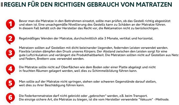 Taschenfederkernmatratze Gitos (Größe: 120 x 200) Bild 5