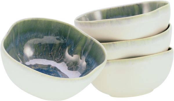 CreaTable Yuki Grün-blau, Bowl 4-tlg