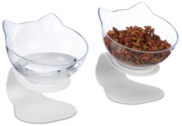 Erhöhter Katzennapf 2er Set 10046832