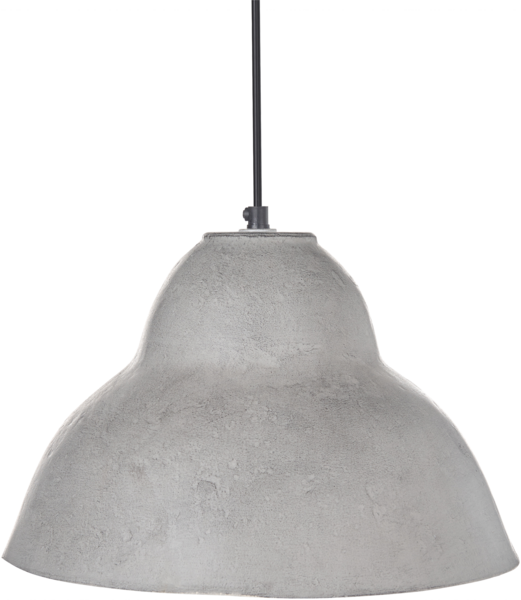 Hängeleuchte KABALEBO Pappmaché Grau