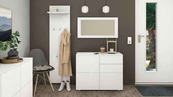 borchardt Möbel Garderoben-Set Rova, (3-tlg)
