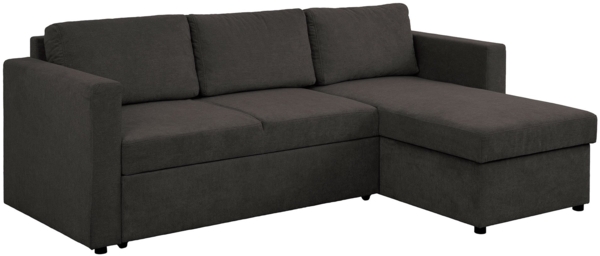 Wohnlandschaft Josua / Jena SO250, Stoff, Beige, Braun, 230 x 83 x 155 cm