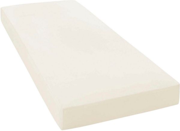 Janine Spannbettlaken ELASTIC 5002, Jersey-Elasthan, Gummizug: rundum, (1 Stück), für Matratzen bis 35 cm Höhe, 95% Baumwolle, hochwertig, langlebig