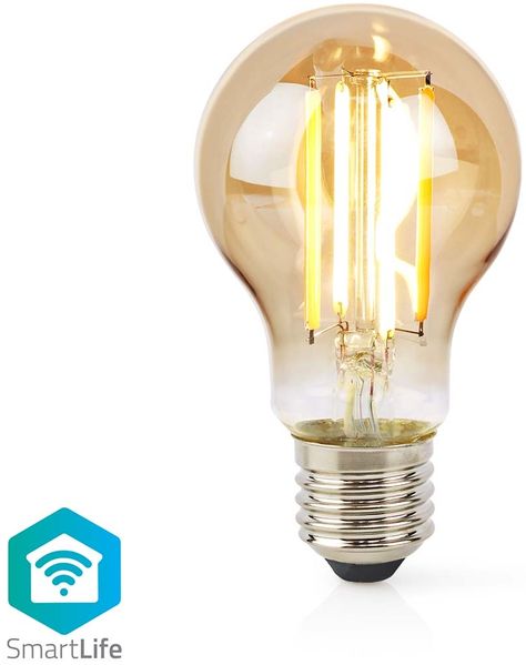 SmartLife LED Filament Lampe | Wi-Fi | E27 | 806 lm | 7 W | Warmweiss | 1800 - 3000 K | Glas | Android™ / IOS | Birne | 1 Stück