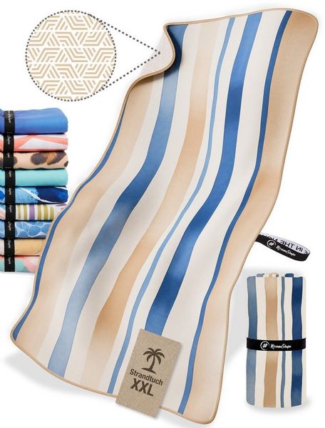 NirvanaShape Strandtuch Strandtuch XXL - Strandhandtuch, Mikrofaser Badetuch, Handtuch