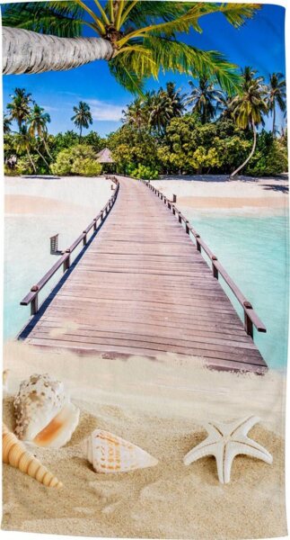 Good Morning Mikrofaser Strandtuch Liegetuch 100 X 180 cm Moana bunt Bild 4