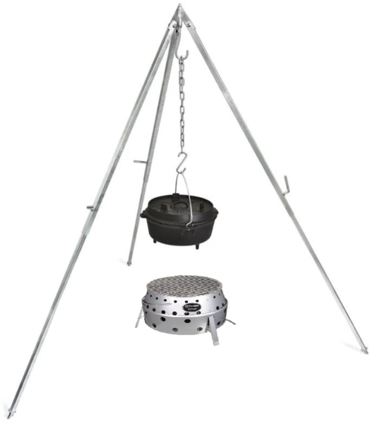 Petromax Feuerschale Atago Set inkl. Dreibein, Rost & Feuertopf ft9