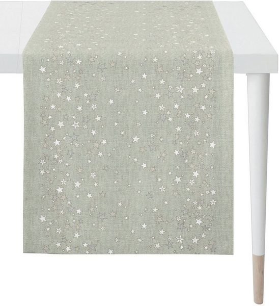 APELT Tischläufer 4709 CHRISTMAS GLAM, Weihnachtsdeko, Weihnachten (1-tlg), Lurex-Jacquardgewebe