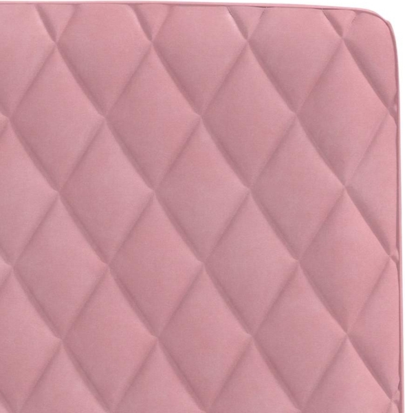 vidaXL Esszimmerstühle 2 Stk. Rosa Samt 4101107 Bild 6