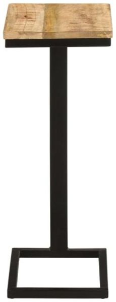 vidaXL Beistelltische 2 Stk. 31,5x24,5x64,5 cm Raues Mangoholz 321970 Bild 5