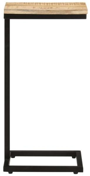 vidaXL Beistelltische 2 Stk. 31,5x24,5x64,5 cm Raues Mangoholz 321970 Bild 4