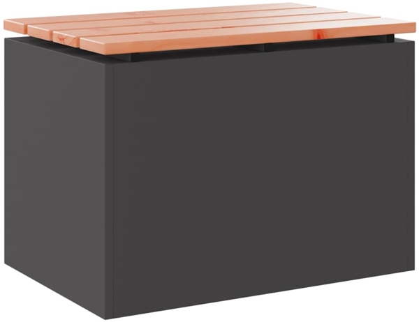 vidaXL Gartenbank Schwarz 60 x 40 x 43 cm 874891