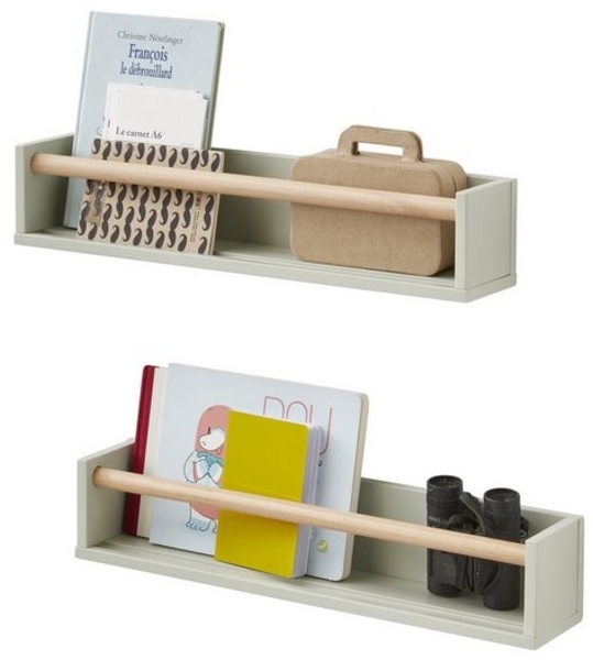 vertbaudet Wandregal 2er-Set Wandregale KONFETTI Kinderzimmer Bild 2