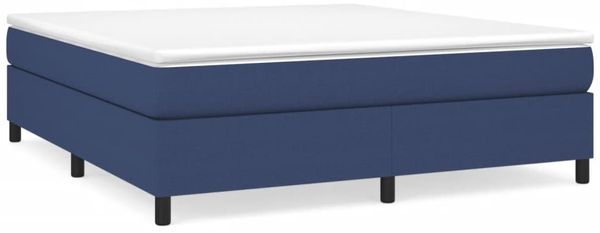 Boxspringbett Blau 160x200 cm Stoff [3120876] Bild 2