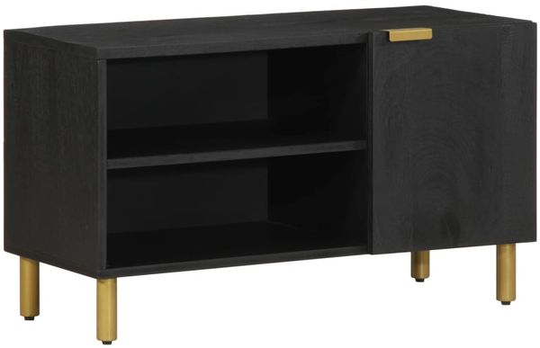vidaXL TV-Schrank Schwarz 80x33x46 cm Holzwerkstoff 4017663