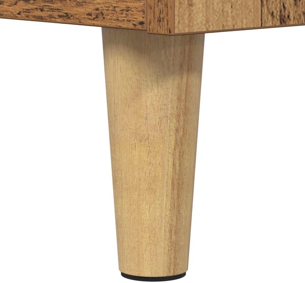 vidaXL Nachttisch Altholz 40 x 40 x 66 cm Holzwerkstoff 880613 Bild 11