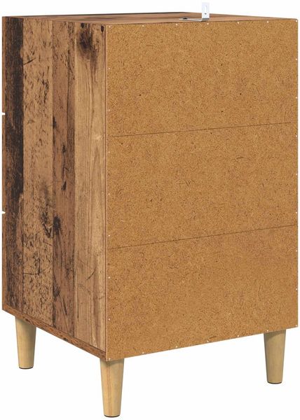 vidaXL Nachttisch Altholz 40 x 40 x 66 cm Holzwerkstoff 880613 Bild 8