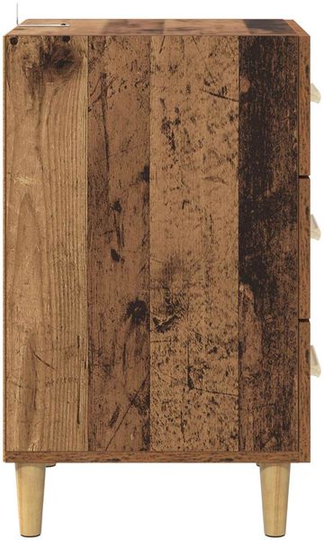 vidaXL Nachttisch Altholz 40 x 40 x 66 cm Holzwerkstoff 880613 Bild 7