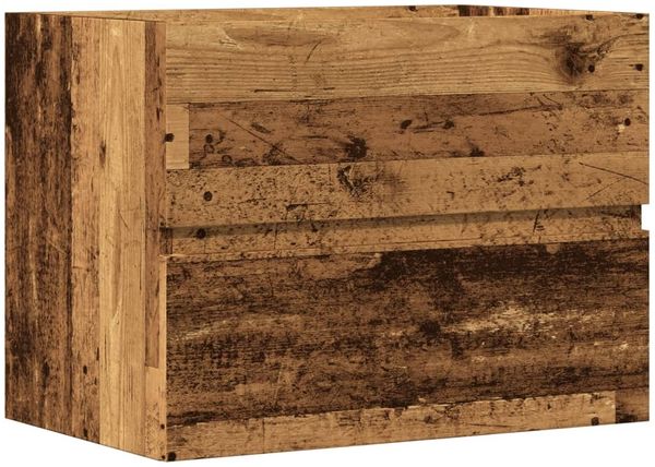 Waschbeckenunterschrank, Badezimmerschrank Altholz-Optik 60x38,5x45 cm Holzwerkstoff