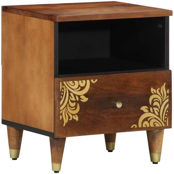 vidaXL Nachttisch Honigbraun 40 x 33 x 46 cm Massivholz Mango 4018742