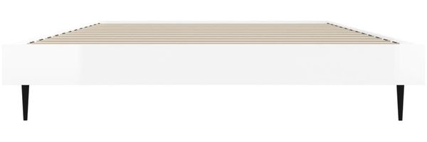 vidaXL Bettgestell Hochglanz-Weiß 90x200 cm Holzwerkstoff 832271 Bild 6