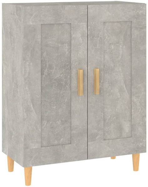 Sideboard, Kommode Betongrau 69,5x34x90 cm Holzwerkstoff