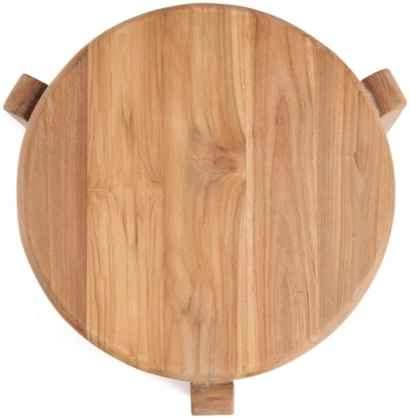 Der Wabi Sabi Couchtisch - S - im Freien - Natürlich - 50x50x35cm Bild 5